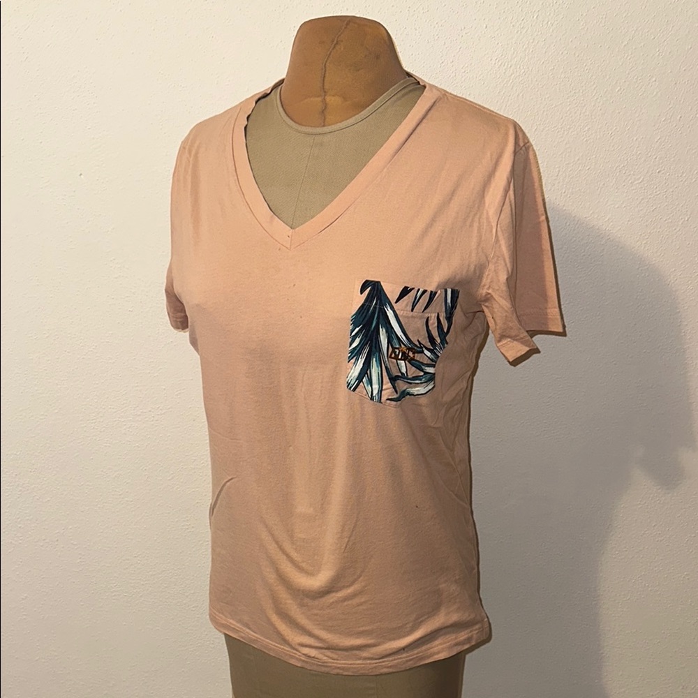 PINK V-Neck Women's T-shirt